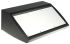 Caja de consola METCASE, serie Unidesk, de Aluminio de color Negro, con frontal inclinado, 300 x 200 x 102mm