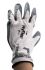 Ansell HyFlex 11-800 White Nylon Mechanic Work Gloves, Size 10, XL, Nitrile Foam Coating