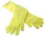 BM Polyco Volcano Yellow Kevlar Heat Resistant Work Gloves, Size 11, XL