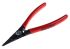 Gedore Circlip Pliers 40mm Jaw 5-Piece Straight Tip 141 mm Overall 3 → 10 mm Circlip