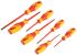 Gedore VDE Phillips, Slotted Screwdriver Set, 7-Piece