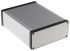 Caja Hammond de Aluminio Anodizado de plata, 160 x 125 x 51.5mm, IP54