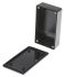 Hammond 1591 Series Black Flame Retardant ABS Enclosure, IP54, Black Lid, 113 x 63 x 28mm