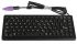 Cherry Wired PS/2, USB Compact Keyboard, QWERTY (US), Black