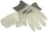 Ansell HyFlex 11-600 White General Purpose Nylon Work Gloves, Size 10, Large, Polyurethane Coated
