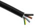 RS PRO 4 Core Power Cable, 1.5 mm², 100m, Black PVC Sheath, 3184Y, 16 A, 300 V, 500 V