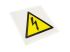 RS PRO 危险警告标志, 电气危险自粘性标签, 乙烯基