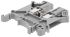 Phoenix Contact UK3 N Series Grey DIN Rail Terminal Block, Single-Level, Screw Termination