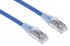RS PRO Cat6a Male RJ45 to Male RJ45 Ethernet Cable, S/FTP, Blue LSZH Sheath, 1m