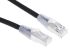 RS PRO Cat6a Male RJ45 to Male RJ45 Ethernet Cable, S/FTP, Black LSZH Sheath, 0.5m