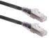 RS PRO Cat6a Male RJ45 to Male RJ45 Ethernet Cable, S/FTP Shield, Black LSZH Sheath, 2m