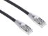 RS PRO Cat6a Male RJ45 to Male RJ45 Ethernet Cable, S/FTP, Black LSZH Sheath, 3m