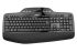 Logitech MK710 Satz aus Tastatur und Maus, Wireless Tastatur, Wireless Maus, Tastatur Standardausführung QWERTY Schwarz