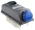 Scame IP67 Blue Panel Mount 2P + E Right Angle Industrial Power Socket, Rated At 16A, 230 V