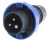 Scame IP66 Blue Cable Mount 2P + E Industrial Power Plug, Rated At 16A, 230 V