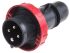 Scame IP66 Red Cable Mount 3P + E Industrial Power Plug, Rated At 16A, 415 V