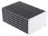 nVent SCHROFF minipac Series Black Aluminium Enclosure, IP40, Natural Lid, 160 x 71.7 x 112.3mm