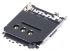 Conector para tarjeta de memoria Micro SIM Molex, paso 1.4mm, montaje superficial, Cubierta con bisagras