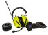 3M PELTOR LiteCom Plus Wireless Speak & Listen Electronic Ear Defenders with Headband, 32dB, Yellow, Noise Cancelling