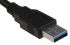 Roline USB-Kabel, USBA / USB B, 3m USB 3.0 Schwarz