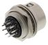 Hirose Circular Connector, 12 Contacts, Panel Mount, Miniature Connector, Plug, Male, HR10 Series