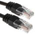 RS PRO Cat5e Male RJ45 to Male RJ45 Ethernet Cable, U/UTP, Black LSZH Sheath, 25m