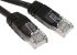 RS PRO Cat5e Male RJ45 to Male RJ45 Ethernet Cable, U/UTP, Black LSZH Sheath, 30m