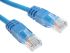 RS PRO Cat5e Male RJ45 to Male RJ45 Ethernet Cable, U/UTP, Blue LSZH Sheath, 30m