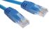 RS PRO Cat5e Male RJ45 to Male RJ45 Ethernet Cable, U/UTP, Blue LSZH Sheath, 20m