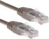 RS PRO Cat5e Male RJ45 to Male RJ45 Ethernet Cable, U/UTP, Grey LSZH Sheath, 15m
