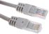 RS PRO Cat5e Male RJ45 to Male RJ45 Ethernet Cable, U/UTP, Grey LSZH Sheath, 20m