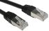 RS PRO, 25m Cat6, Black RJ45 to Male RJ45 Male, F/UTPShielded, Terminated LSZH Sheath