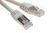 RS PRO Cat6 Male RJ45 to Male RJ45 Ethernet Cable, F/UTP, Grey LSZH Sheath, 25m