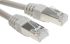 RS PRO Cat6 Male RJ45 to Male RJ45 Ethernet Cable, F/UTP, Grey LSZH Sheath, 30m