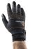 Ansell ActivArmr Black Kevlar Cut Resistant Work Gloves, Size 9, Large, Nitrile Coating