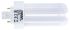 GX24q DULUX Triple Tube Shape CFL Bulb, 18 W, 3000K, Warm White Colour Tone