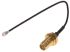 RS PRO Female RP-SMA to Female U.FL Coaxial Cable, 100mm, RF Coaxial, Terminated