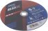 Norton Cutting Disc Aluminium Oxide Cutting Disc, 230mm x 1.9mm Thick, BDX, 5 in pack