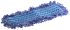 Rubbermaid Commercial Products 40cm Blue Microfibre Mop Head for use with Hygen Frame & Handle
