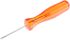 Facom Slotted  Screwdriver, 2 x 0.4 mm Tip, 40 mm Blade, 110 mm Overall
