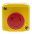 Schneider Electric Harmony XALK Series Yellow Emergency Stop Push Button, 1NC, Surface Mount