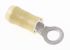 TE Connectivity, PIDG Insulated Ring Terminal, M5 (#10) Stud Size, 3mm² to 6mm² Wire Size, Yellow