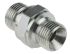 Parker Hydraulic Straight Threaded Adaptor G 3/8 Male to G 3/8 Male, 6HMK4S