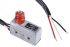 RS PRO Plunger Micro Switch, Pre-wired Terminal, 15 A @ 250 V ac, SPDT, IP54