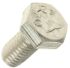 RS PRO Plain Stainless Steel Hex, Hex Bolt, M6 x 12mm