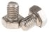RS PRO Plain Stainless Steel Hex, Hex Bolt, M8 x 10mm