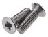 RS PRO Pozi Countersunk A2 304 Stainless Steel Machine Screws DIN 965, M5x16mm