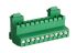 Phoenix Contact1765030 MSTBHK 2.5/10-G-5.08 Series DIN Rail Terminal Block, Screw Termination