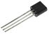 onsemi BC547CBU NPN Transistor, 100 mA, 45 V, 3-Pin TO-92