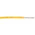 RS PRO Yellow 1mm² Hook Up Wire, 18AWG, 32/0.2 mm, 100m, PVC TI3 Insulation